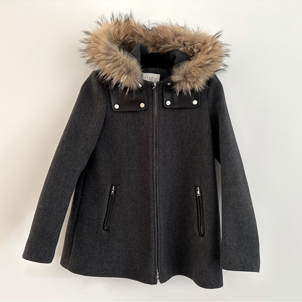 SANDRO Paris | Wool Coat size 36